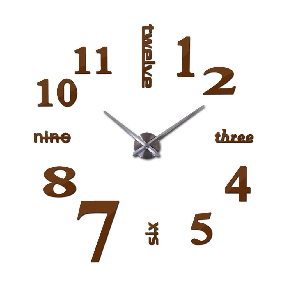 Quartz 3D wall clocks