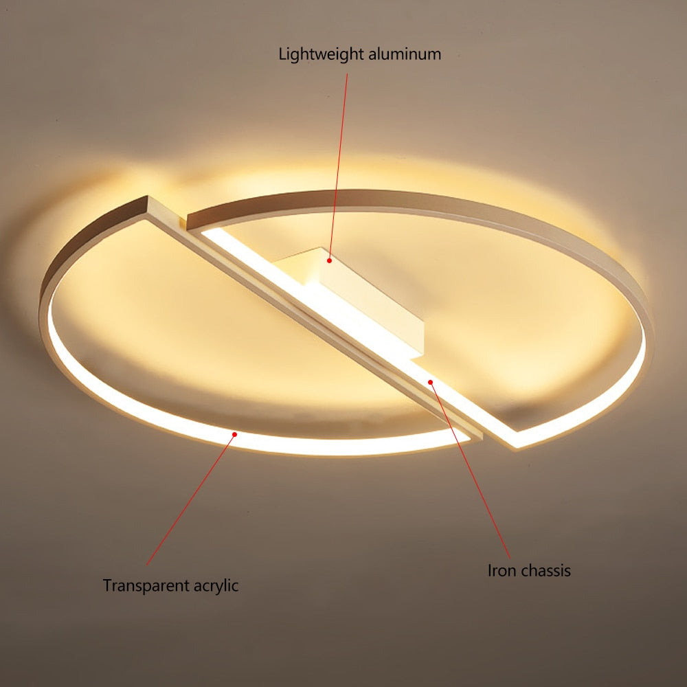 Modern Room, Ceiling Light, Half Round Chandelier.