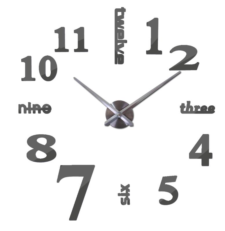 Quartz 3D wall clocks