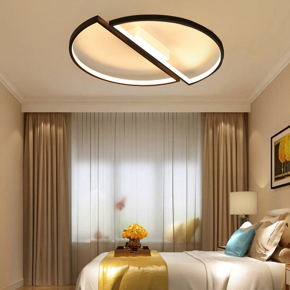 Modern Room, Ceiling Light, Half Round Chandelier.
