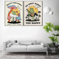 Unframed Canvas Paintings, Wall Art, Frogs