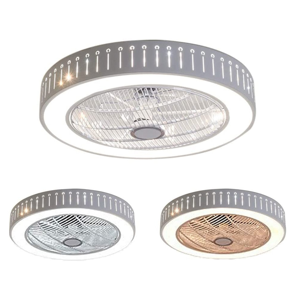 Round LED Ceiling "Fandelier"