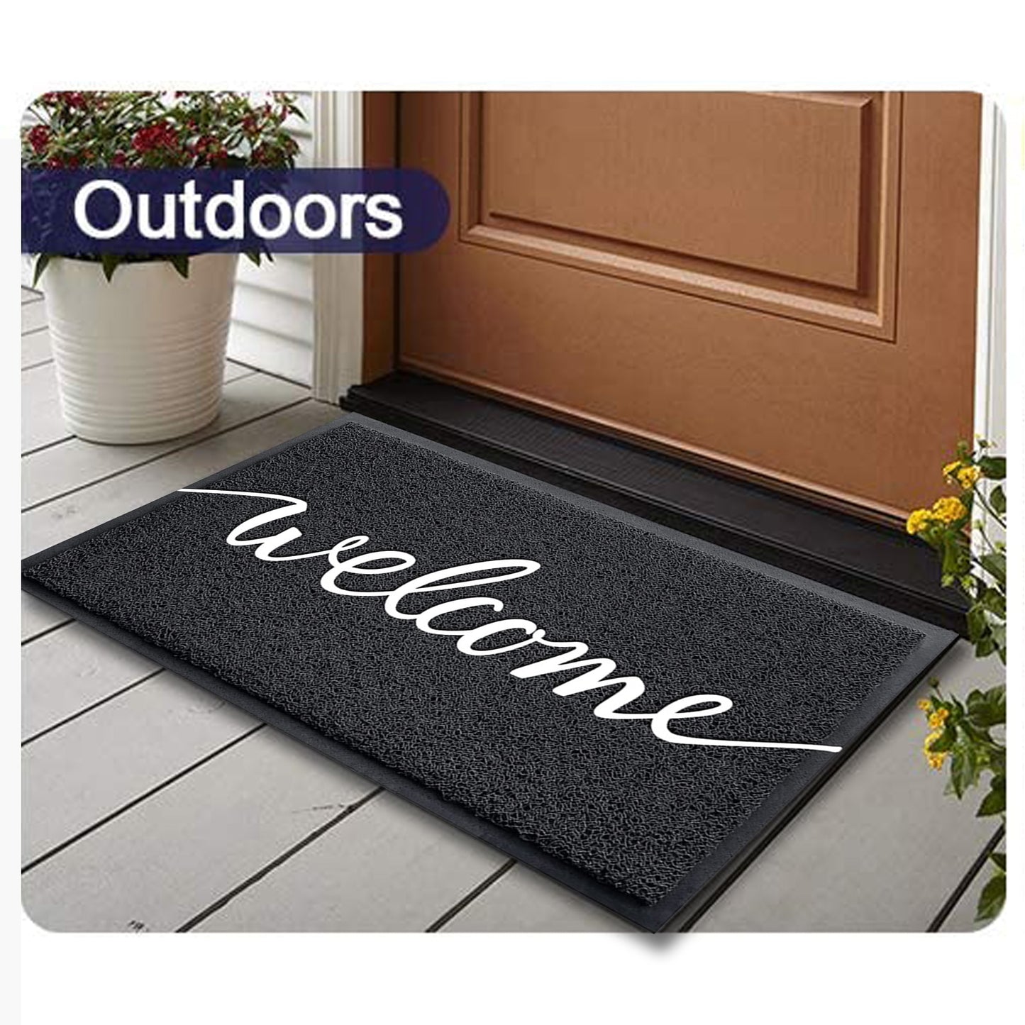 Welcome Print Floor Mat