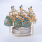 WSHYUFEI Bone China Coffee/Tea Set Porcelain with a Gold Inlay