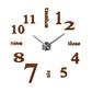 Quartz 3D wall clocks