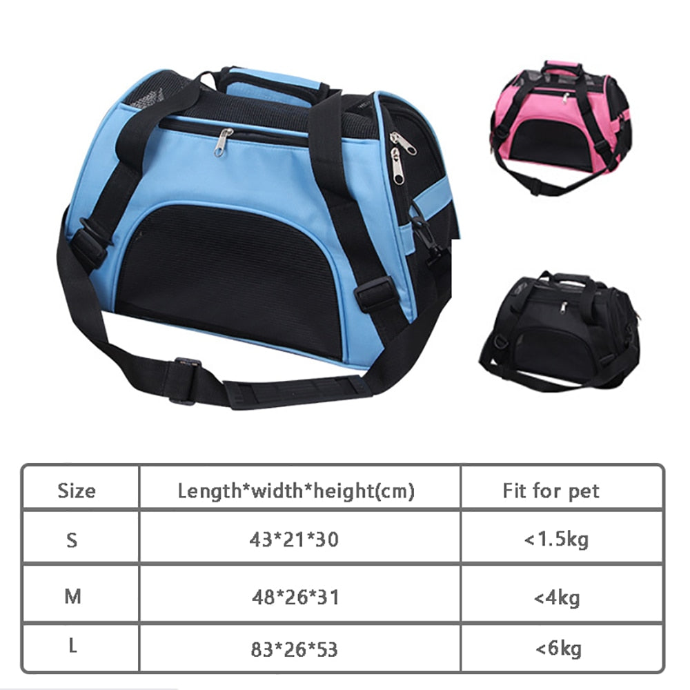 Foldable Pet Carrier Bag Backpack