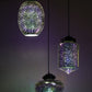 Modern 3D Stained Glass LED Light