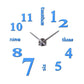 Quartz 3D wall clocks