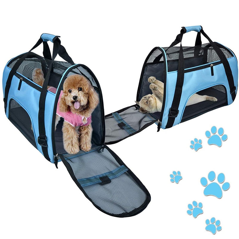 Foldable Pet Carrier Bag Backpack