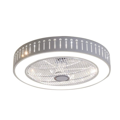 Round LED Ceiling "Fandelier"