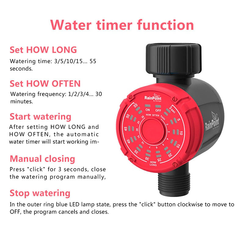 Automatic Irrigation Spray Sprinkler System