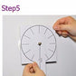 Quartz 3D wall clocks