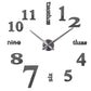 Quartz 3D wall clocks