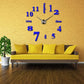 Quartz 3D wall clocks