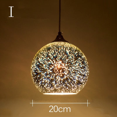 Modern 3D Stained Glass LED Light