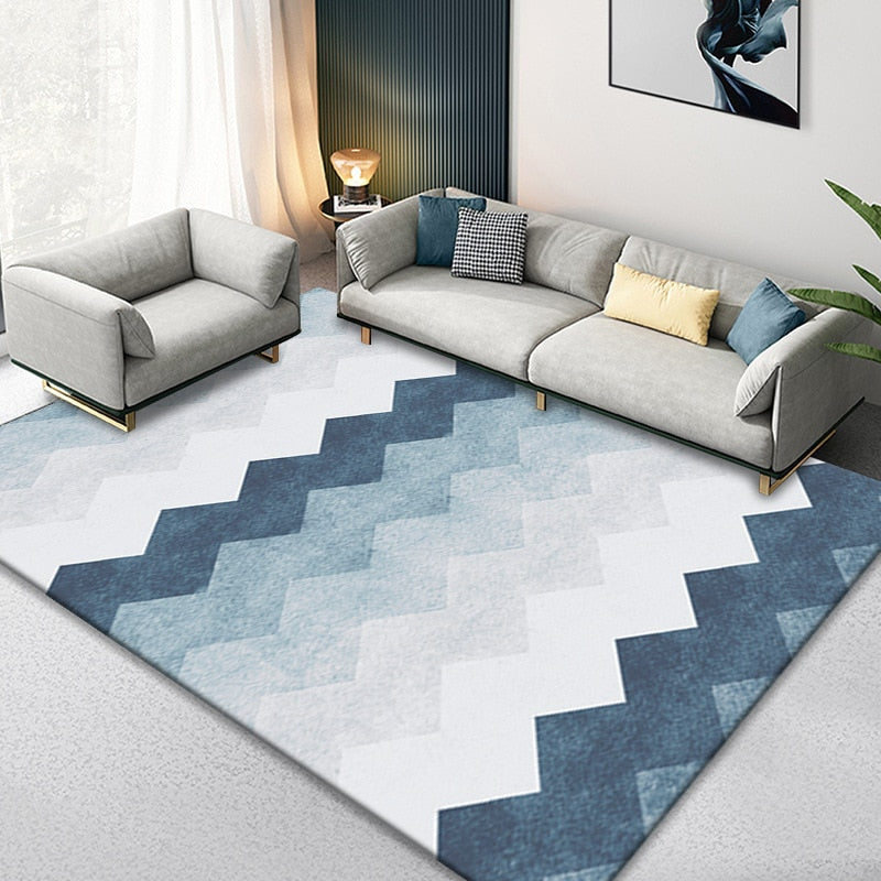 Nordic Marble Geometry Rug