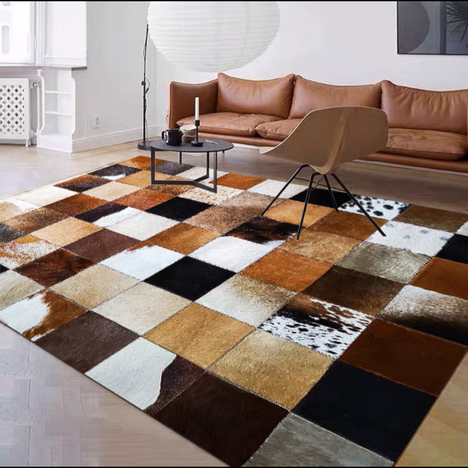 Modern Cowhide Animal Skin Rug