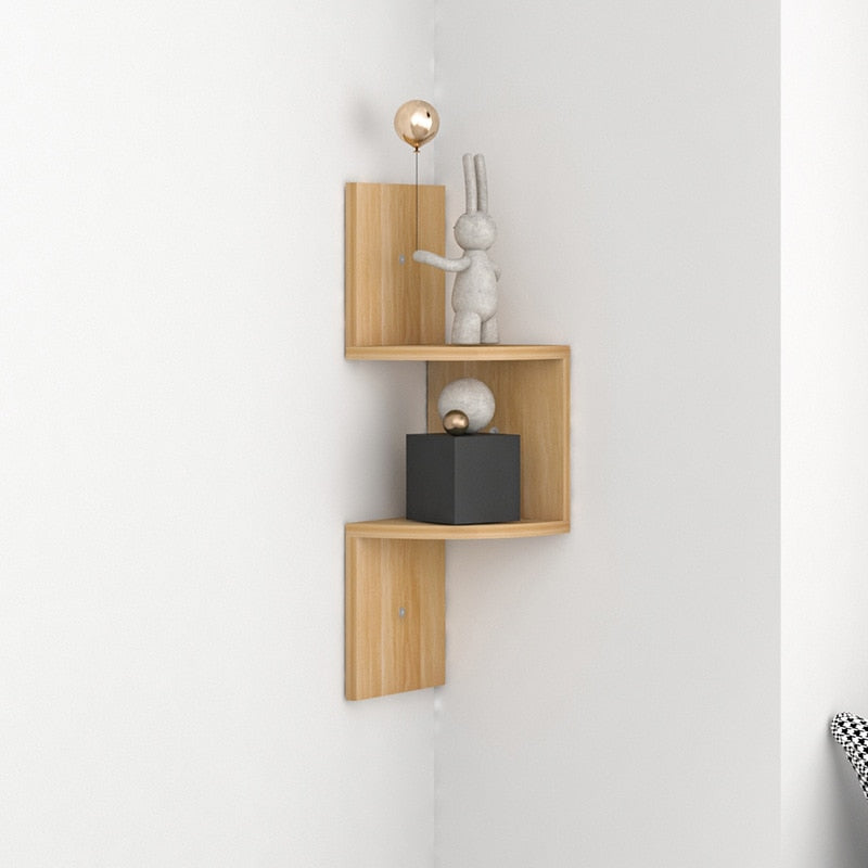 Modern Home Decor Corner Book Shelf