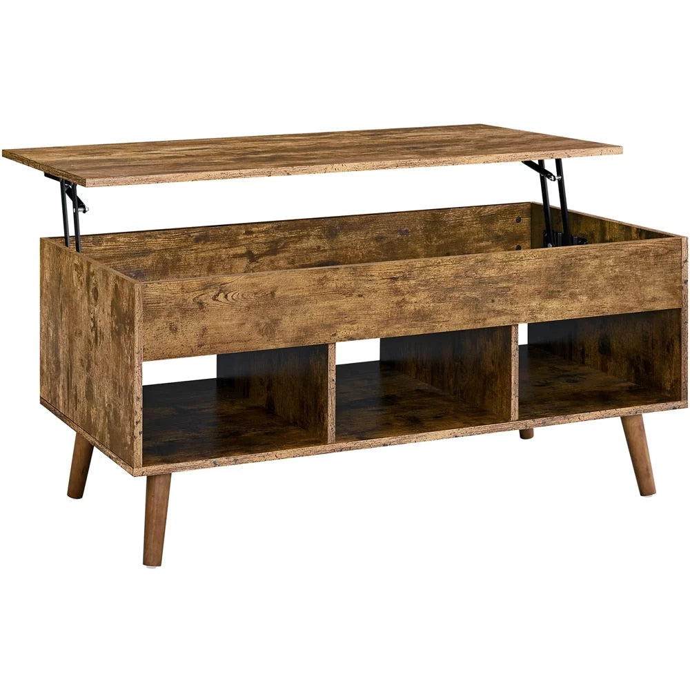 Wooden Lift-Top Coffee Table