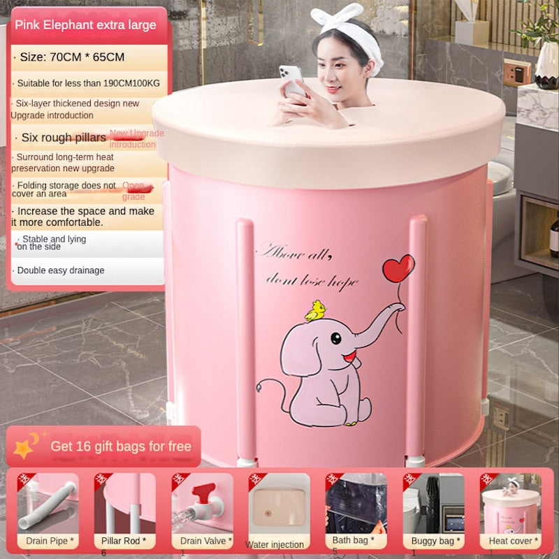 Large , Portable, bath bucket, Steam Spa