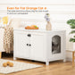 HOOBRO Wooden Cat Litter Box Enclosure, End Table