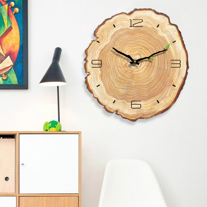 12 Inch Vintage Wooden Clock