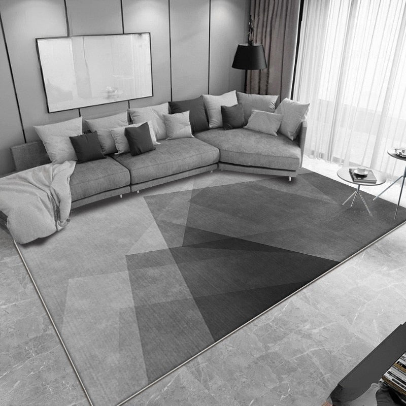 Nordic Marble Geometry Rug