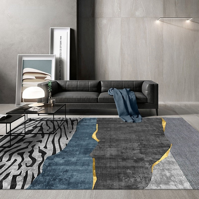 Nordic Marble Geometry Rug