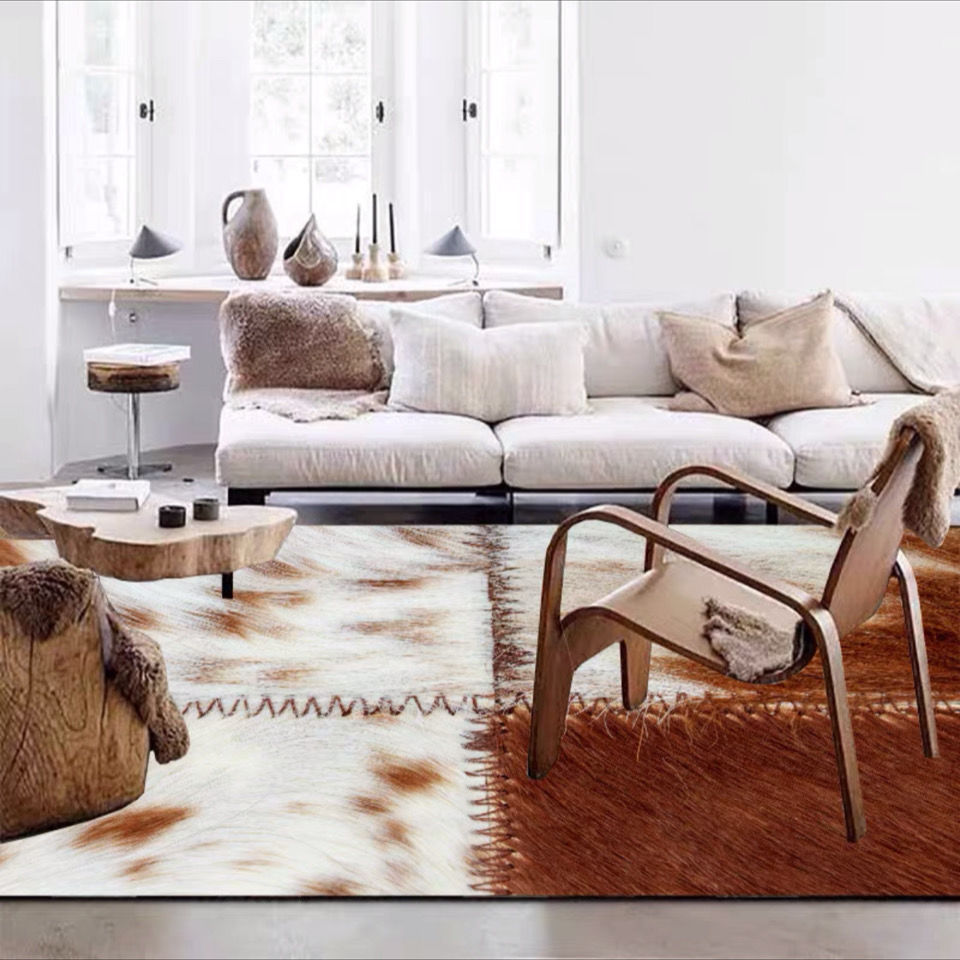 Modern Cowhide Animal Skin Rug