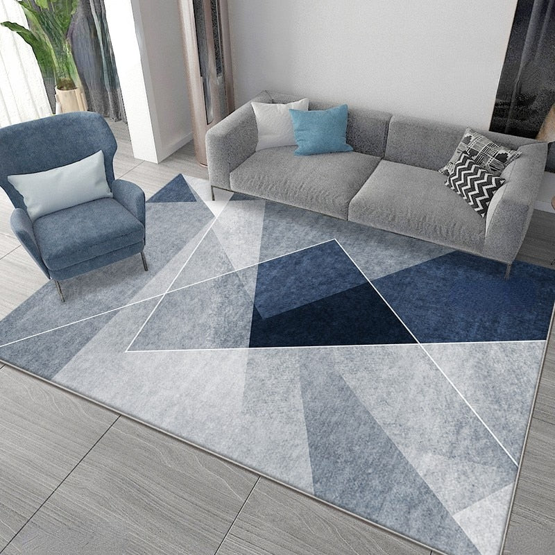 Nordic Marble Geometry Rug