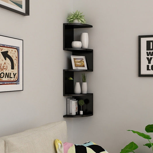 Modern Home Decor Corner Book Shelf