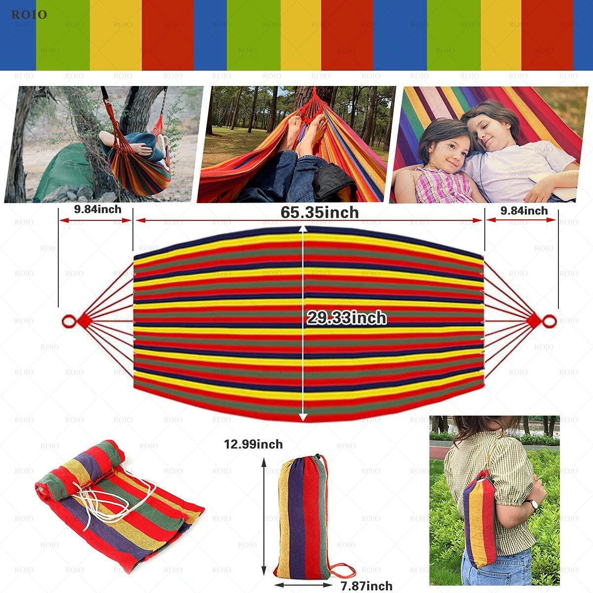 Outdoor Hammock with Storage Bag