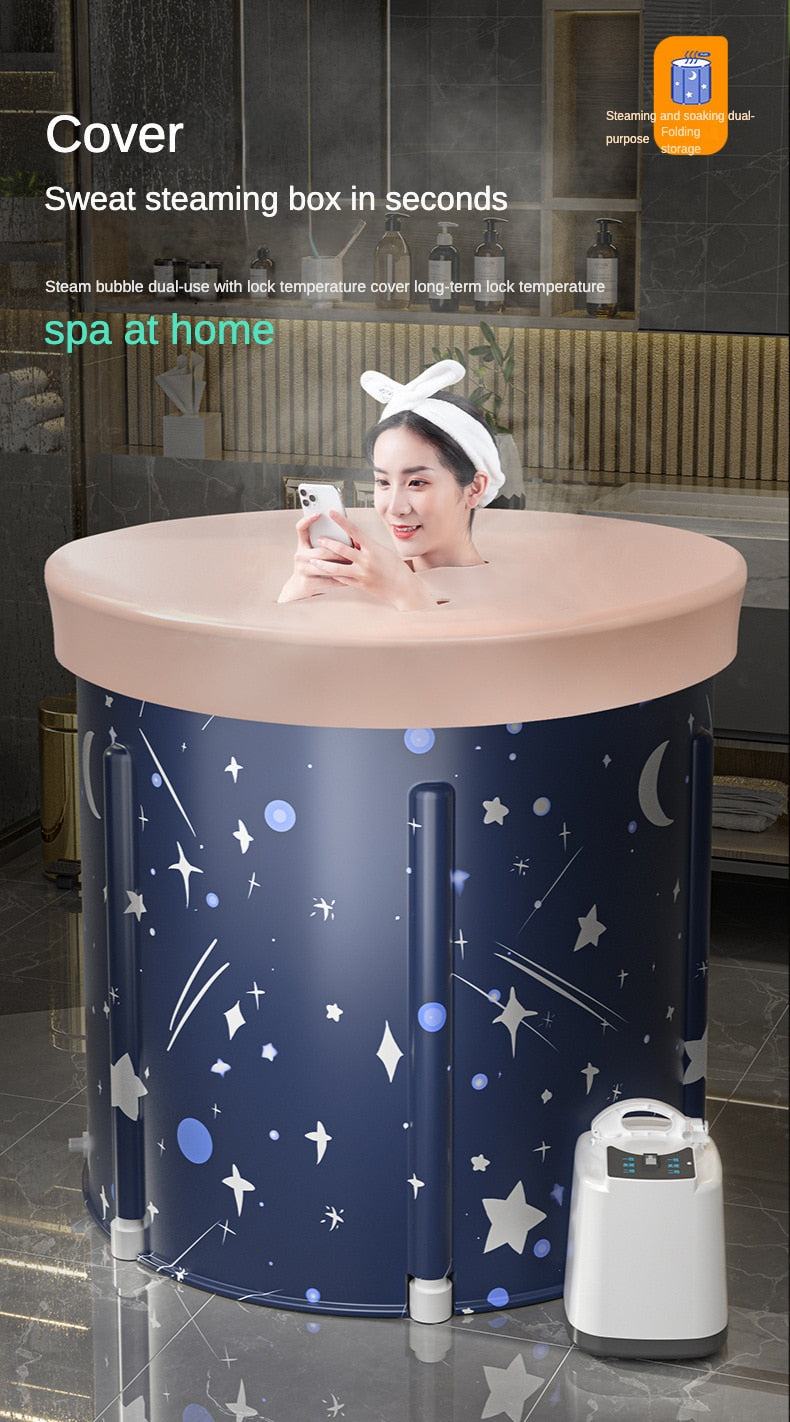 Large , Portable, bath bucket, Steam Spa