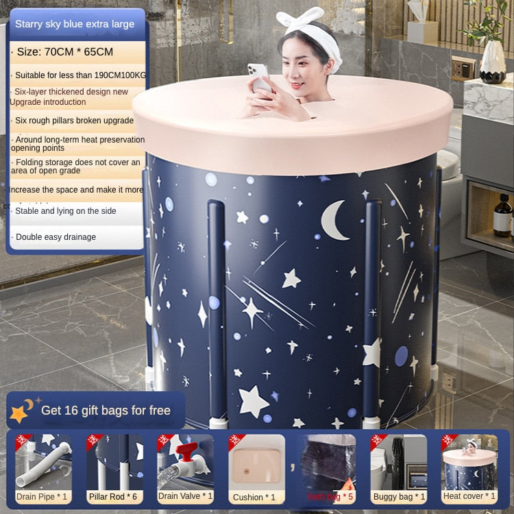 Large , Portable, bath bucket, Steam Spa