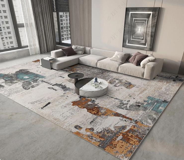 Large Area Rug Modern Abstract