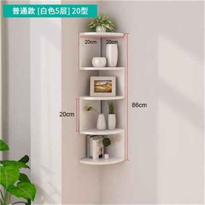 Modern Home Decor Corner Book Shelf