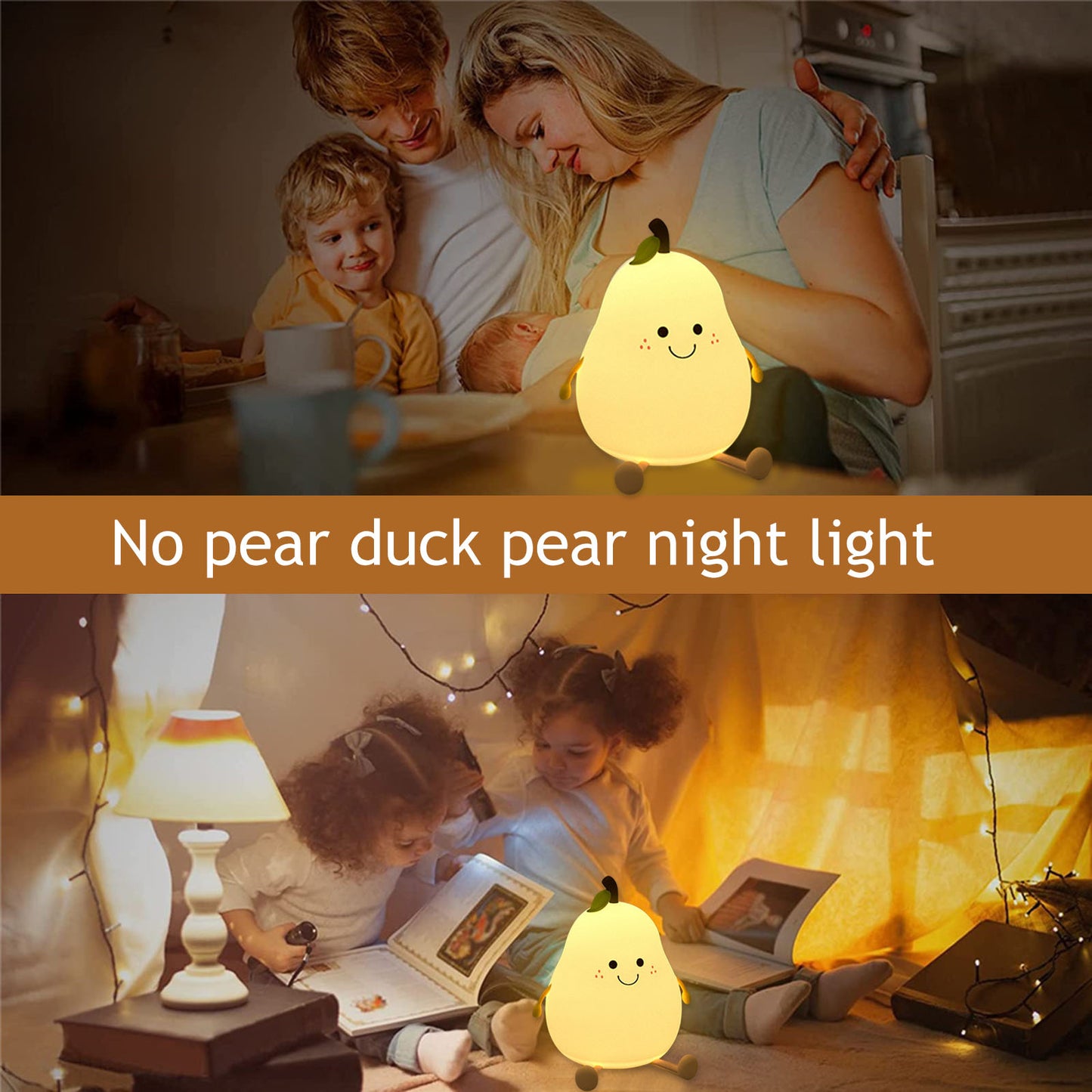 Pear Fruit Night Light , Table Lamp