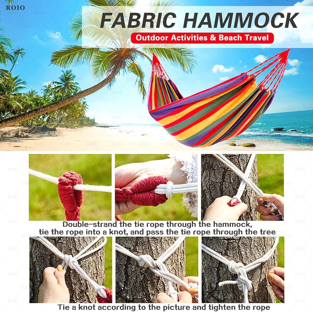 Outdoor Hammock with Storage Bag