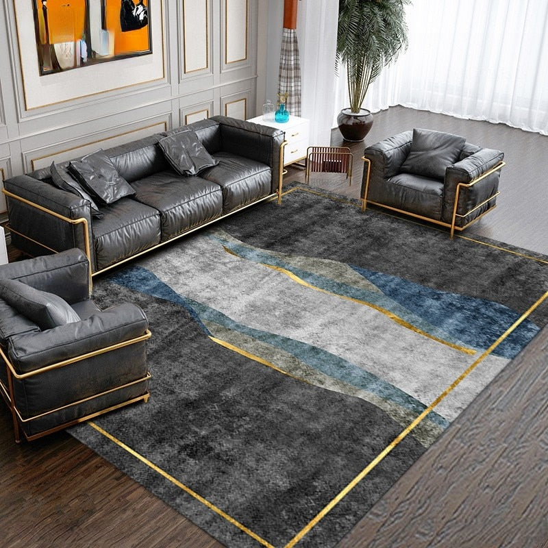 Nordic Marble Geometry Rug