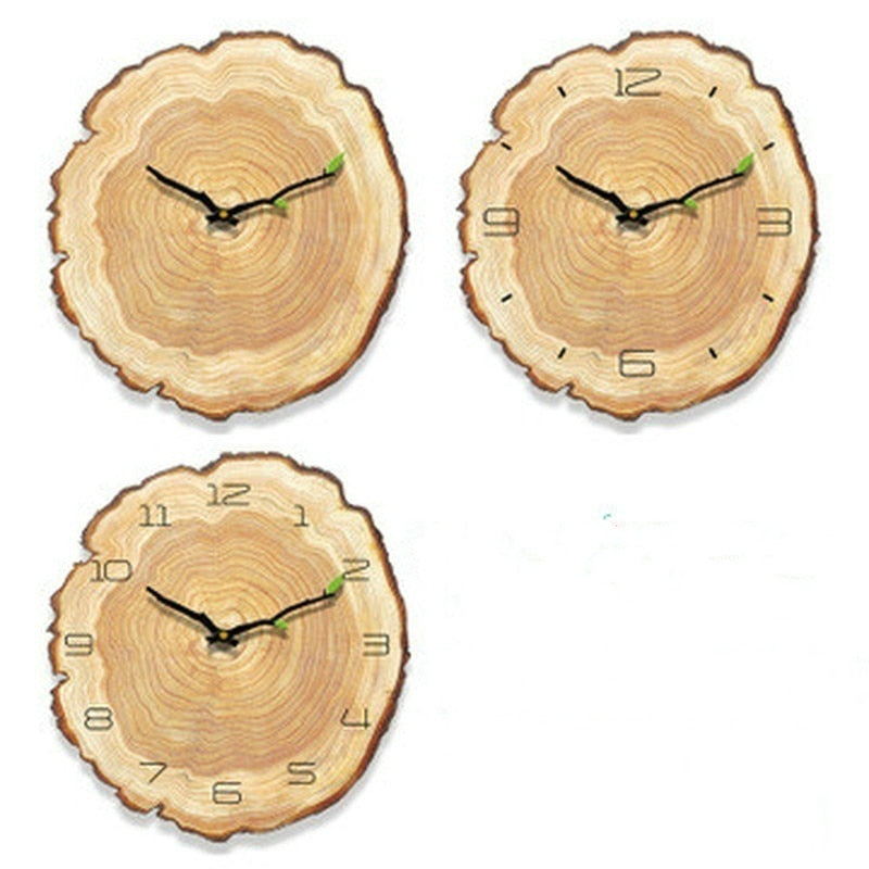 12 Inch Vintage Wooden Clock