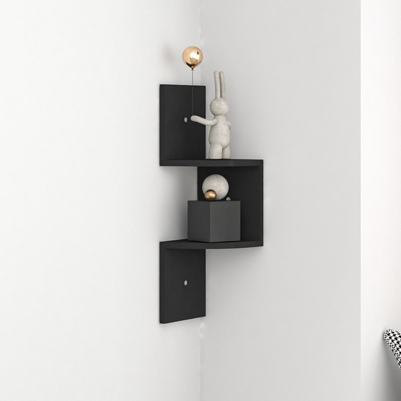 Modern Home Decor Corner Book Shelf