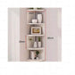 Modern Home Decor Corner Book Shelf