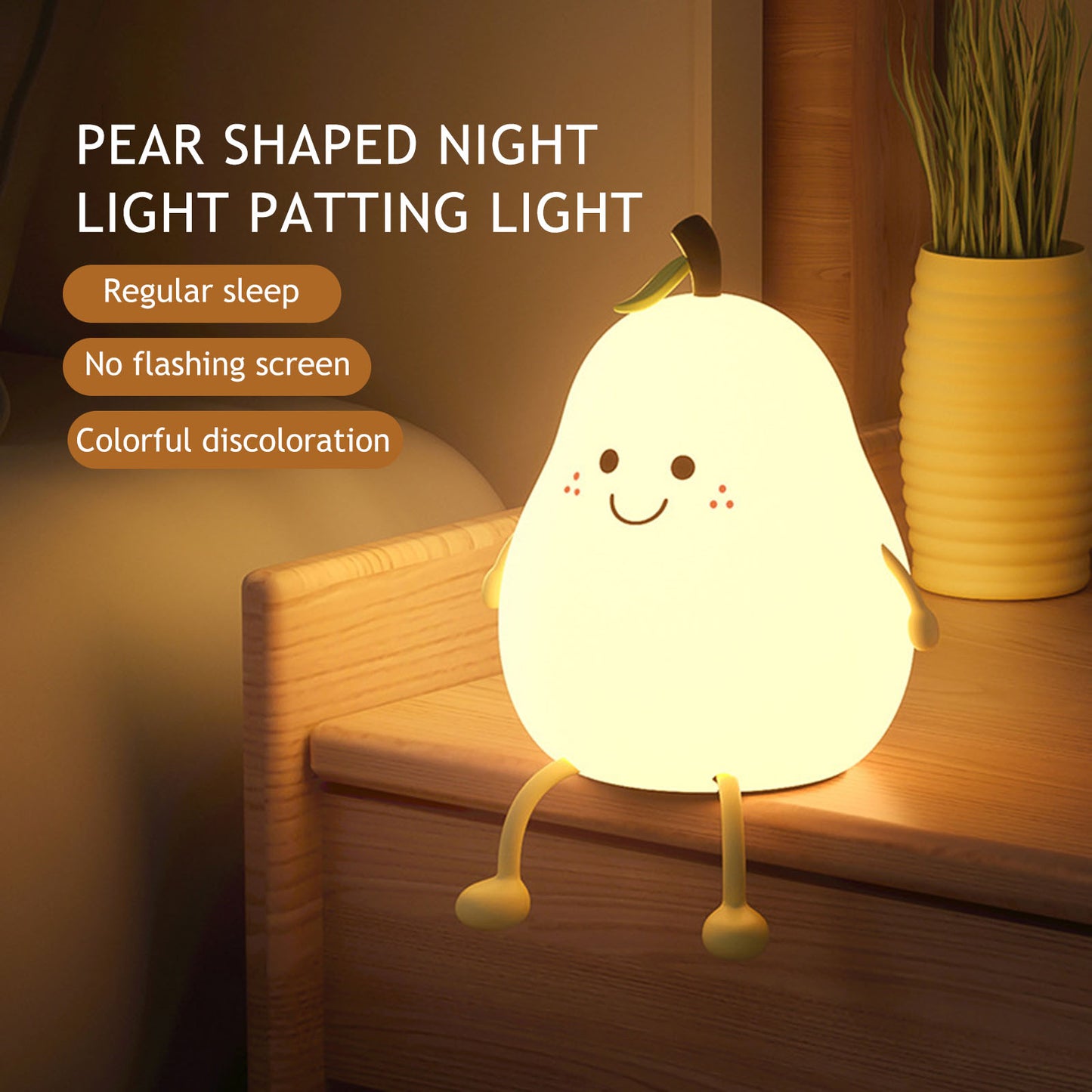 Pear Fruit Night Light , Table Lamp