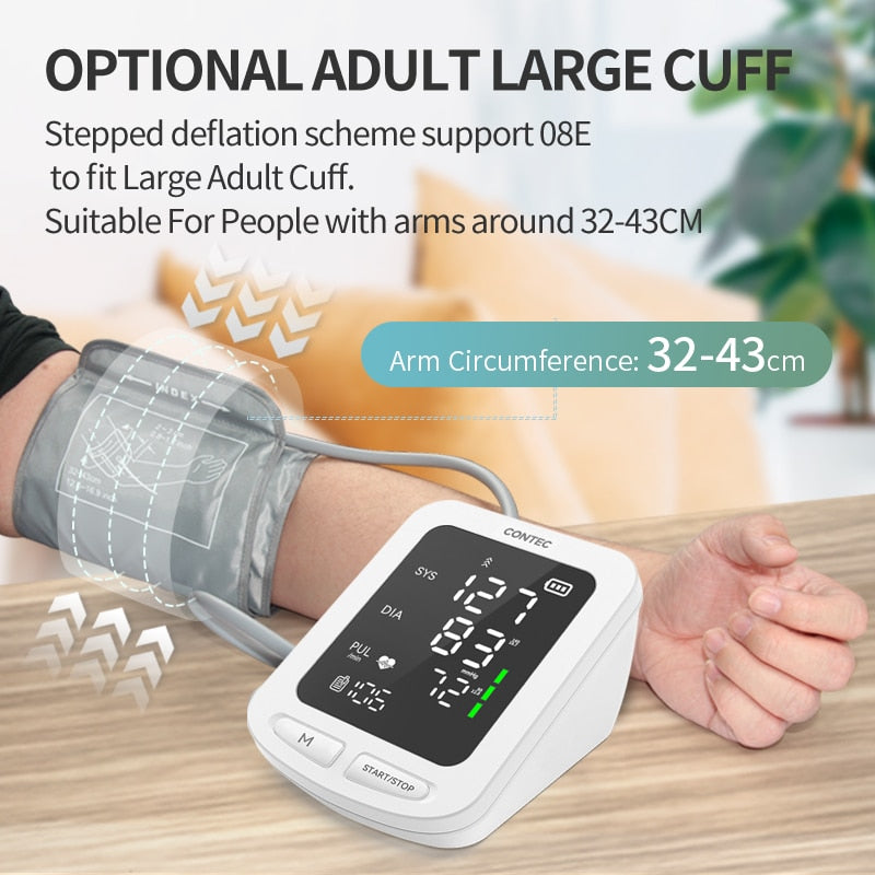 CONTEC Portable Digital Blood Pressure Monitor