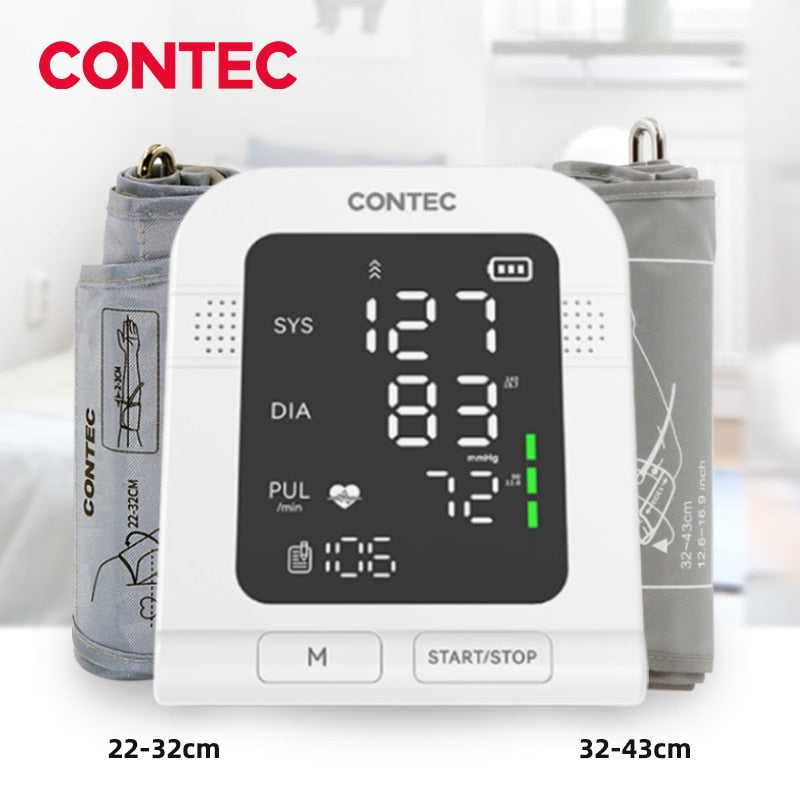 CONTEC Portable Digital Blood Pressure Monitor