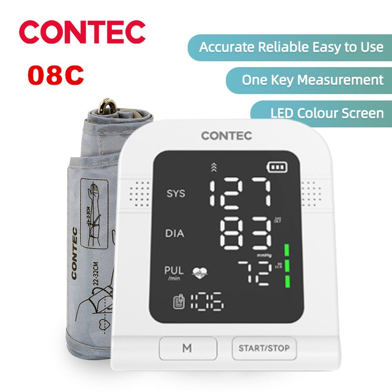 CONTEC Portable Digital Blood Pressure Monitor